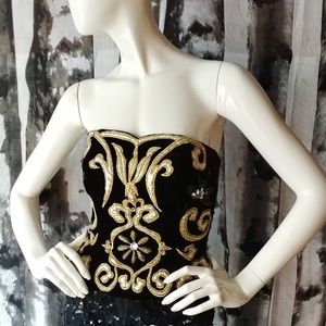 🆕🌹ULTRA GLAM AFTER MIDNIGHT VELVET TOP